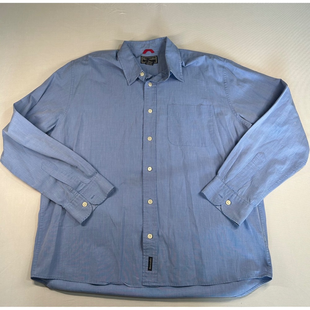 Vintage Abercrombie & Fitch Mens Large Reliable Outdoor Goods Long Sleeve Shirt